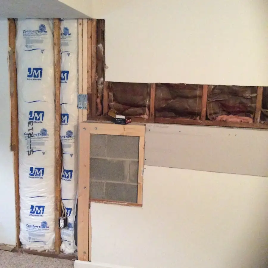 Wall insulation replacement during Structural Drying in Castle Shannon